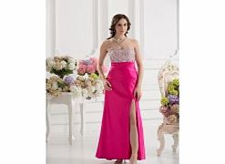 Unbranded Stretch satin Ankle-length Sweetheart Rose