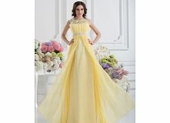 Unbranded Stretch satin Chiffon Floor-length Scoop