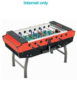 Unbranded Striker Table Football Game - Red and Black