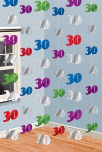 It`s the Big 3-oh and decorating the party is easy with these versatile strings of number 30 to hand