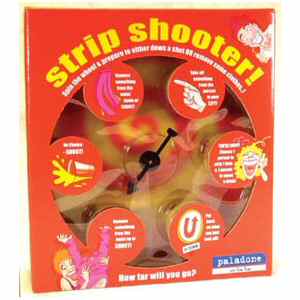 Strip Shooter Drinking Game - Each person spins th