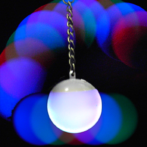 Unbranded Strobe Light Keyring - Globe Strobe Keychain