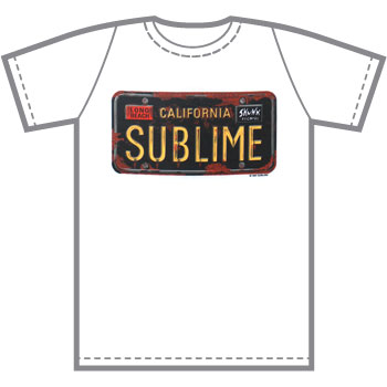 Sublime - Number Plate T-Shirt