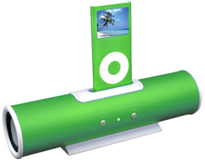 Unbranded Subor Digital - Micro Hi-Fi System For iPOD - Green