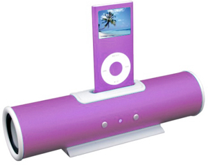 Unbranded Subor Digital - Micro Hi-Fi System For iPOD - Purple
