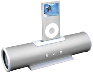 Unbranded Subor Digital - Micro Hi-Fi System For iPOD - Silver