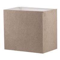 Suedette Box Shade Mushroom