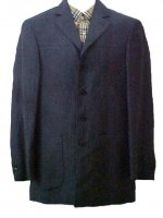 Smart unbranded jacket.      Features: Pockets on front and inside.    Material: 100% Linen