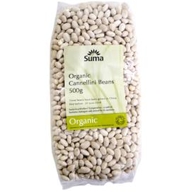Unbranded Suma Organic Cannellini Beans - (dried) 500g