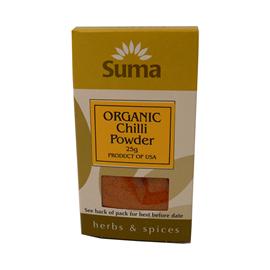 Unbranded Suma Organic Chilli Powder - 25g