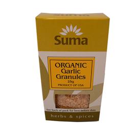 Unbranded Suma Organic Garlic Granules - 25g