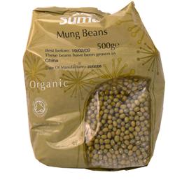 Unbranded Suma Organic Mung Beans - (dried) 500g