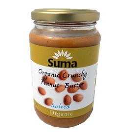 Unbranded Suma Organic Peanut Butter - Crunchy - 340g