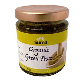 Unbranded Suma Organic Pesto - Green - Vegetarian - 160g
