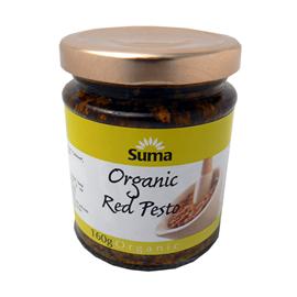 Unbranded Suma Organic Pesto - Red - Vegan - 160g