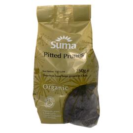Unbranded Suma Organic Pitted Prunes - 250g