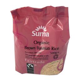 Unbranded Suma Organic Rice - brown basmati - 500g