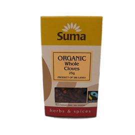 Unbranded Suma Organic Whole Cloves - 25g