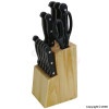Unbranded Sunnex 12 Piece Knife Set With Wooden Block