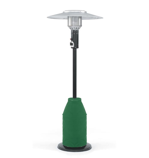 This highly exquisite patio heater is made of powder coated steel and includes a nylon cylinder cove