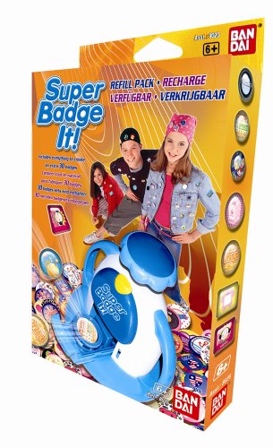 Super Badge It! 30 Refil Pack, Bandai toy / game