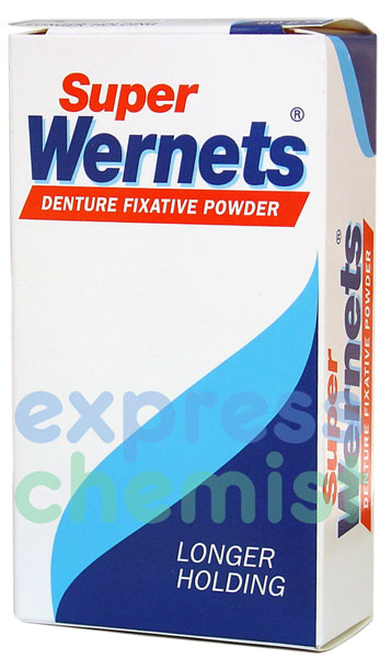 Unbranded `SUPER` Wernets Denture Fixative