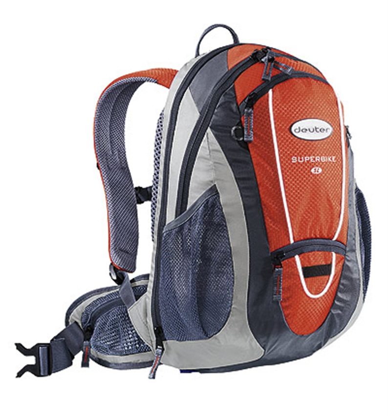 The youngest son of the biker backpack family. The new slip-stream shape can be expanded by means