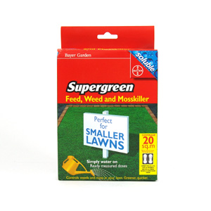 Unbranded Supergreen Feed Weed and Mosskiller - 2 x 194g