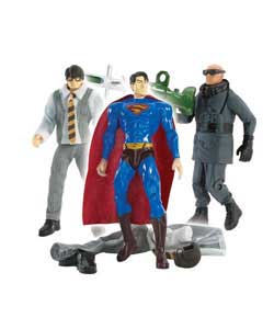 Straight from the movie Superman Returns.This assortment of approx. 5.5in articulated figures lets