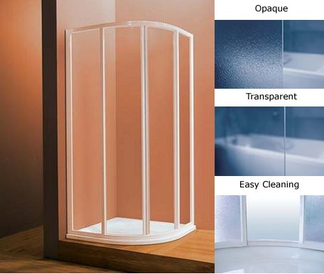 Supernova 4-Part Quadrant Shower Enclosure with Anticalc