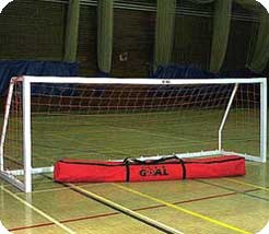 Ideal for indoor training and 5 a side. The push and lock system requires no bolts and is quickly