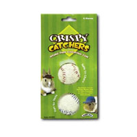 Crispy Catchers provide home run chewing fun for rabbits, guinea pigs, chinchillas, pet rats, hamste