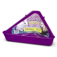 Unbranded Superpet Litter Pan Corner Small 13.7x10x6.5