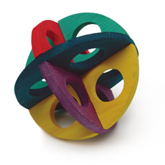 Made from all natural wood with non-toxic food colourings, this chew toy will provide hours of happy