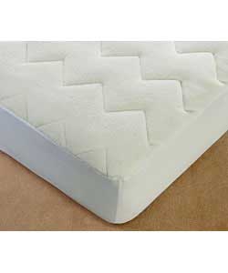 Unbranded Supersoft Fleece and Fibre Mattress Protector - Double