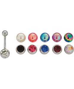 Unbranded Surgical Steel Interchangeable Belly Bar