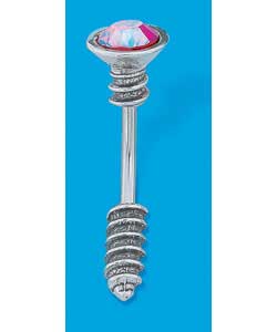 Surgical Steel Stone Set Body Bar