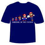 Unbranded Survival of the Fittest T-Shirt - Medium