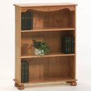 Sussex pine bookcase with 2 shelves furniture
