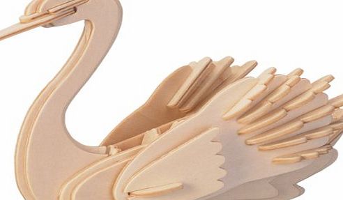 Unbranded Swan - Woodcraft Construction Kit- Quay