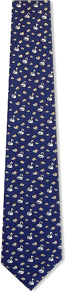 Unbranded Swans and Lilies Tie