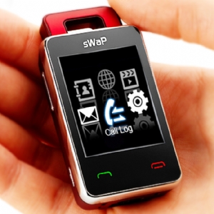 Unbranded sWap Nova Small Mobile Phones - Red