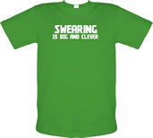 Unbranded Swearing is big and clever longsleeved t-shirt.