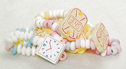 The time-piece that's good to eat. (Does not contain gelatine)