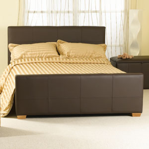 Sweet Dreams- the Harrison- 4ft 6 Leather Bedstead