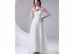 Unbranded Sweetheart Beading Three-quarter Sleeves