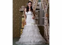 Unbranded Sweetheart Terse Wedding Dresses (Lace Satin