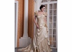 Unbranded Sweetheart Terse Wedding Dresses (Taffeta Sweep