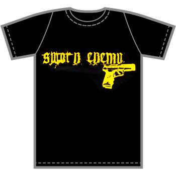 Sworn Enemy - Gun T-Shirt
