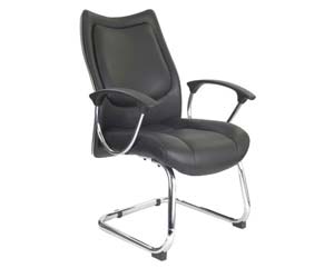 Unbranded Synchron leather faced cantilever